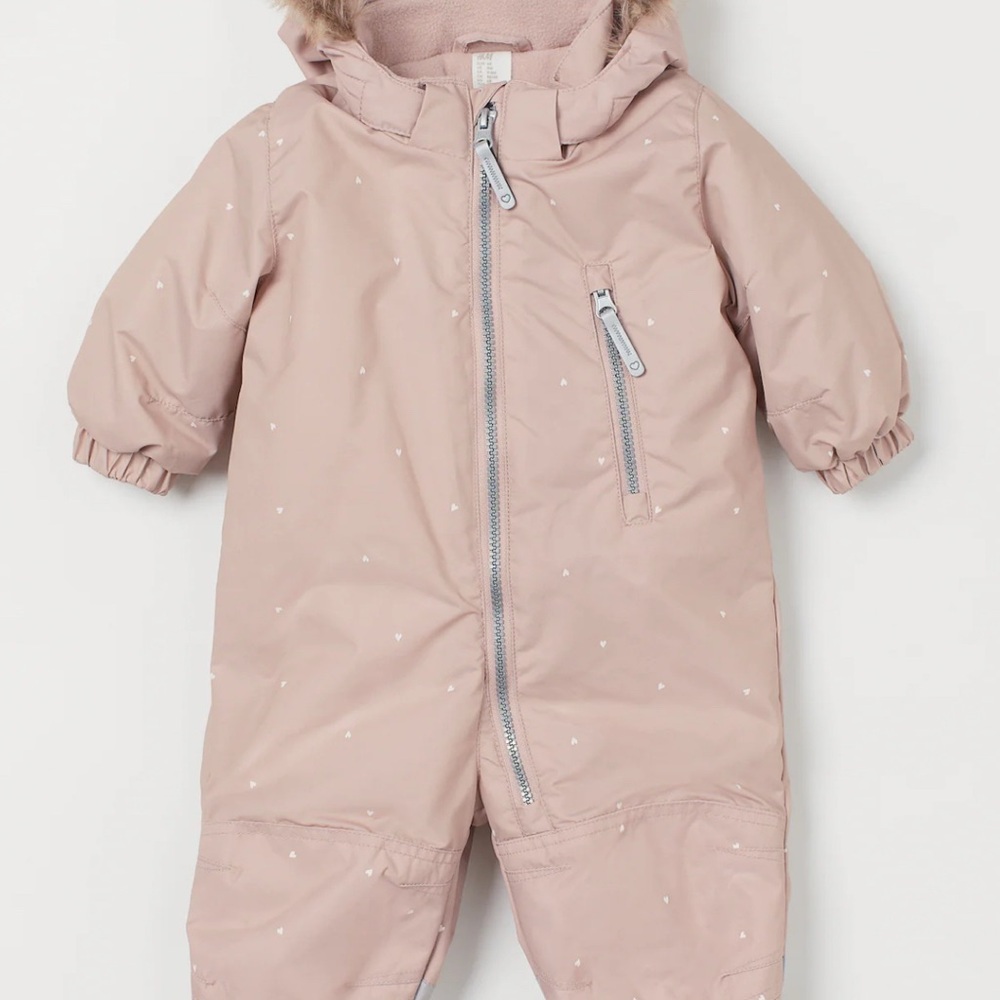 H&M Kids Puffer Jacket in Light Pink